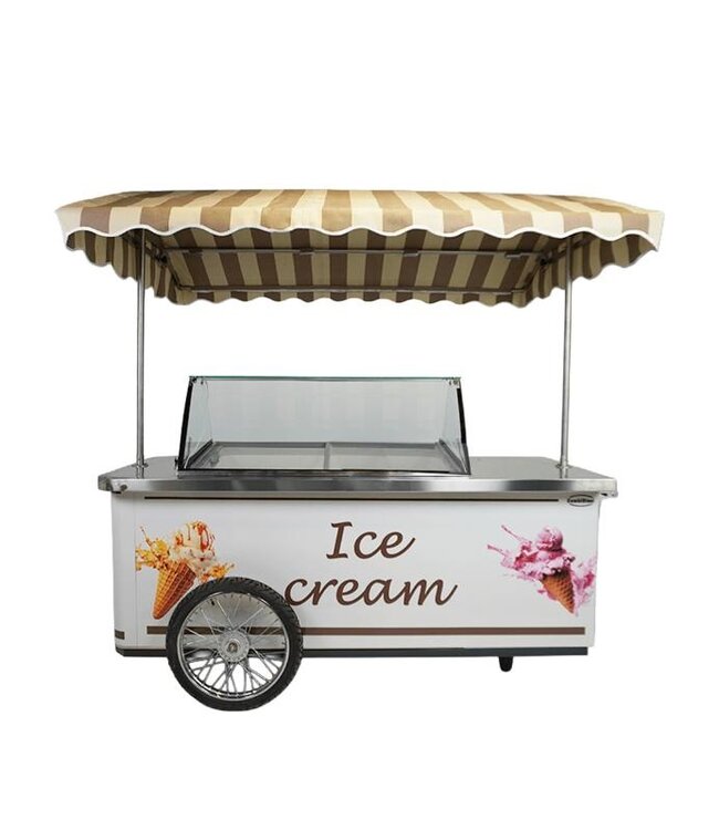 IJskar Rhodos | 9x 5 Liter | Incl. kraan & spoelbak | Gekoelde opslag