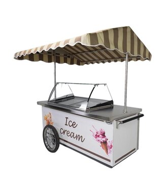 Combisteel IJskar Rhodos | 9x 5 Liter | Incl. kraan & spoelbak | Gekoelde opslag