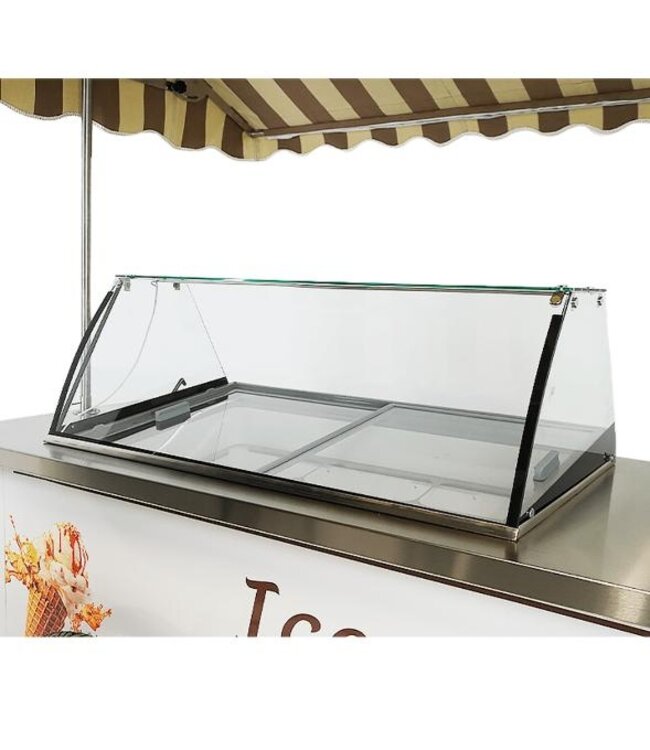 IJskar Rhodos | 9x 5 Liter | Incl. kraan & spoelbak | Gekoelde opslag