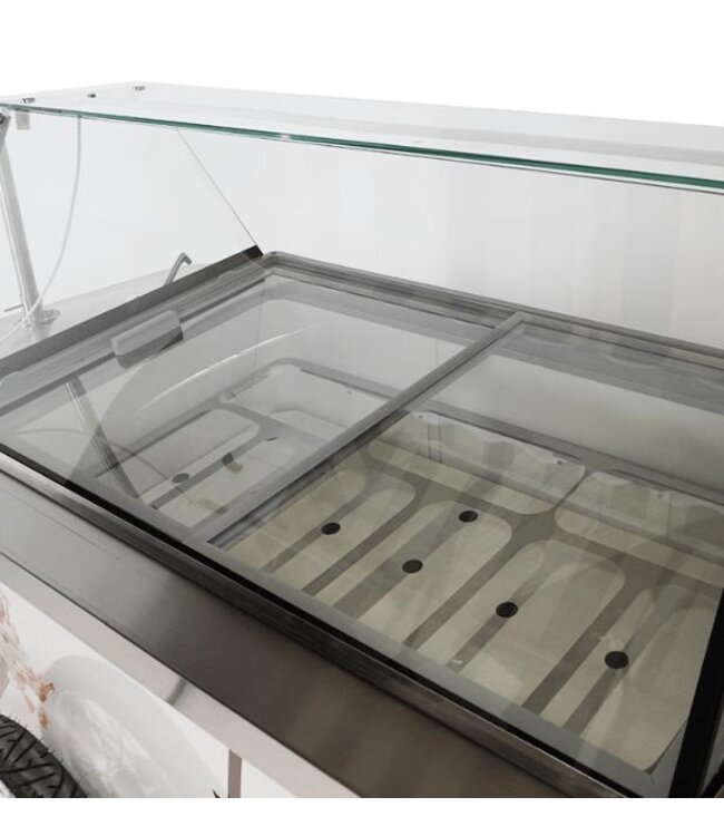 IJskar Rhodos | 9x 5 Liter | Incl. kraan & spoelbak | Gekoelde opslag