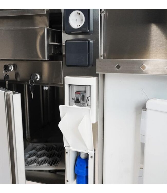 IJskar Rhodos | 9x 5 Liter | Incl. kraan & spoelbak | Gekoelde opslag