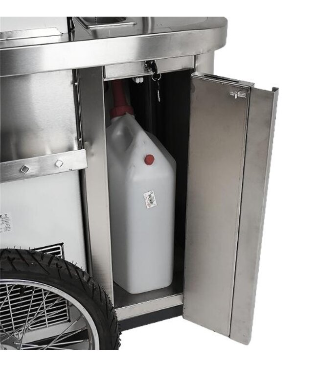 IJskar Rhodos | 9x 5 Liter | Incl. kraan & spoelbak | Gekoelde opslag