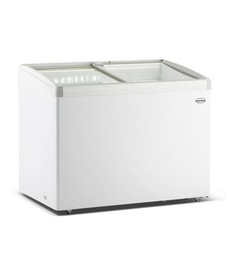 Combisteel Vrieskist Lotte-336 | 336L inhoud | -25 tot 0 graden | Glazen schuifdeksel