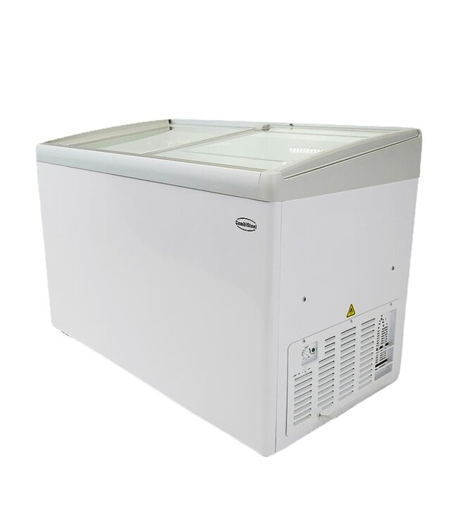 Vrieskist Lotte-396 | 396L inhoud | -25 tot 0 graden | Glazen schuifdeksel