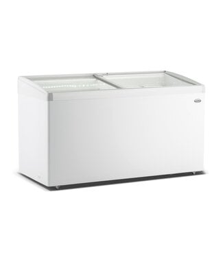 Combisteel Vrieskist Lotte-456 | 456L inhoud | -25 tot 0 graden | Glazen schuifdeksel