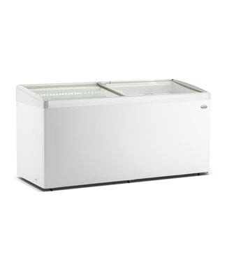 Combisteel Vrieskist Lotte-516 | 516L inhoud | -25 tot 0 graden | Glazen schuifdeksel