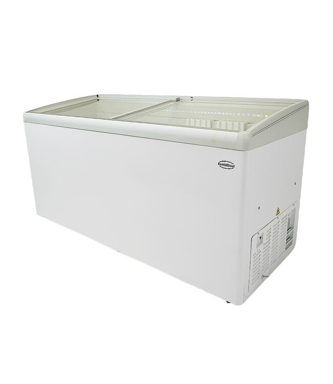 Vrieskist Lotte-516 | 516L inhoud | -25 tot 0 graden | Glazen schuifdeksel