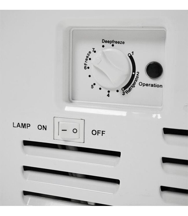 Vrieskist Lotte-516 | 516L inhoud | -25 tot 0 graden | Glazen schuifdeksel