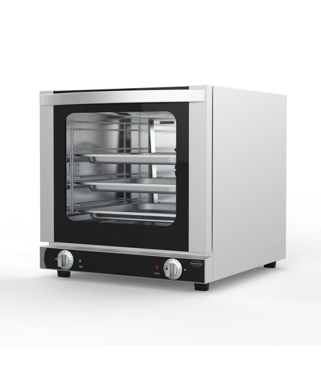 Heteluchtoven | 4x 2/3GN | Elektrisch | 2,5kW | 230 Volt