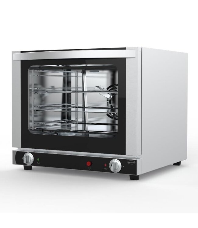 Heteluchtoven met vochtinjectie | 4x 430x325mm | Elektrisch | 2,9kW | 230 Volt