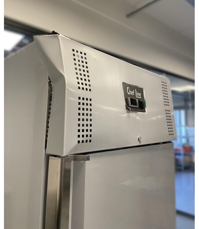 Occasion: Koelkast Chef Line | 685L | RVS | Met wielen | (H)201x74x83cm