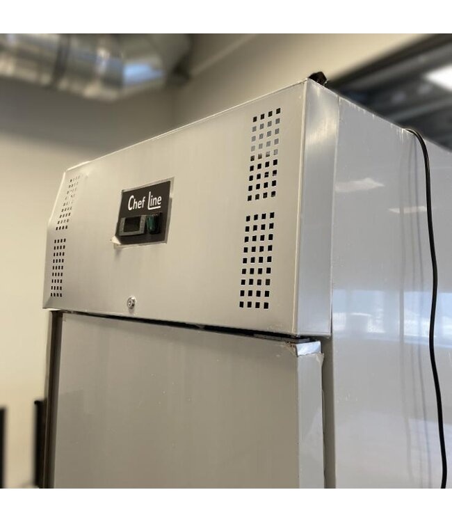 Occasion: Koelkast Chef Line | 685L | RVS | Met wielen | (H)201x74x83cm