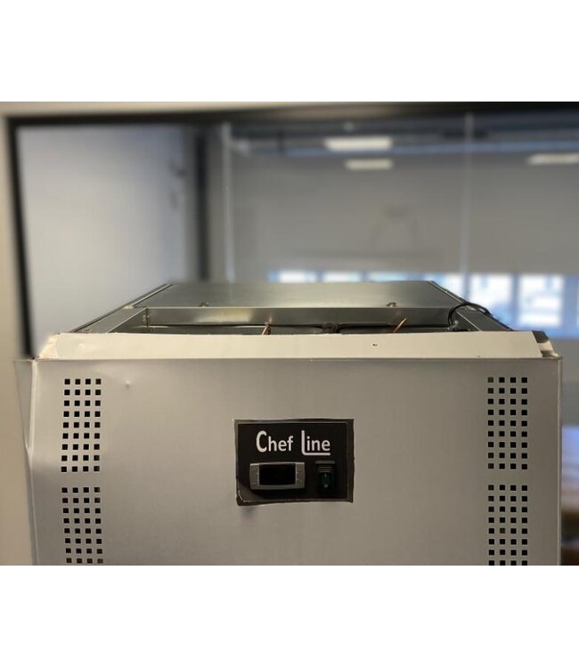 Occasion: Koelkast Chef Line | 685L | RVS | Met wielen | (H)201x74x83cm