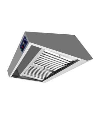 Combisteel RVS Afzuigkap met motor | Wandkap | Schuin | 2000m³/uur | 100cm breed