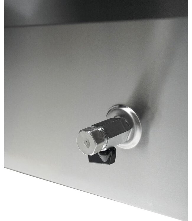 RVS Afzuigkap met motor | Wandkap | Schuin | 2000m³/uur | 120cm breed