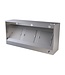 RVS Afzuigkap zonder motor | Wandkap | Doosmodel | Inclusief filter, aftap en verlichting | 100cm breed