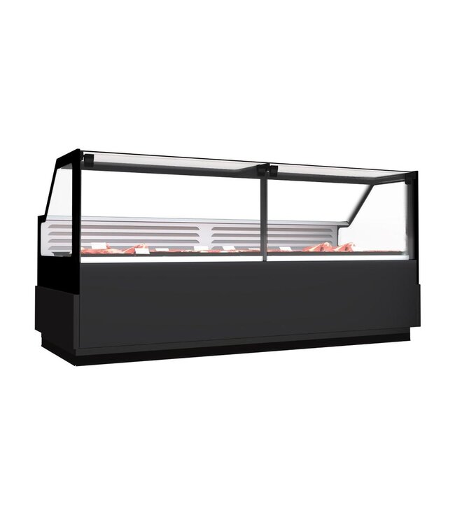 Koeltoonbank Rick 2.0 | Plaatkoeling | Zwart | (H)120x(B)194,5x(D)107cm