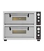Pizzaoven | Dubbel | Voor 2x 4 ø30cm pizza's | +350°C | Elektrisch