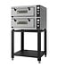 Pizzaoven | Dubbel | Voor 2x 4 ø30cm pizza's | +350°C | Elektrisch