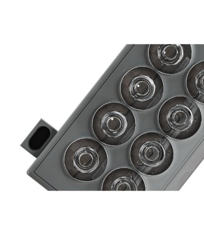 Schepijsvitrine Zanzibar 8 | Voor 8x 7L ronde ijsbakken | -20ºC | Wit | (H)93,5x(B)121,4x(D)67,4cm