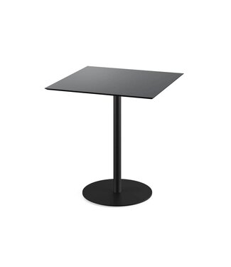 Feros Terrastafel Urban | Zwart | HPL Tafelblad | Vierkant | 70x70cm