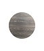 Terrastafel Urban | Riverwashed Wood tafelblad | Zwart | Rond | Ø70cm