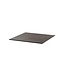Terrastafel Urban | Midnight Marble tafelblad | Zwart | Vierkant | 70x70cm
