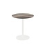 Terrastafel Urban | Tropical Wood tafelblad | Wit | Rond | Ø70cm