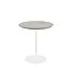 Feros Terrastafel Urban | Moonstone tafelblad | Wit | Rond | Ø70cm
