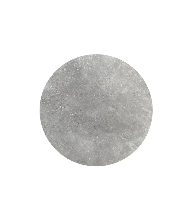 Terrastafel Urban | Moonstone tafelblad | Wit | Rond | Ø70cm