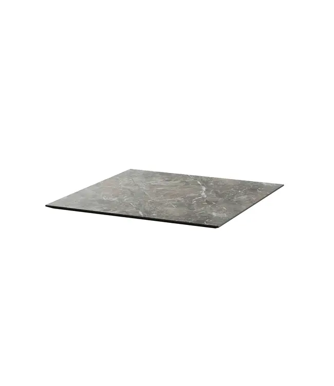 Terrastafel Urban | Galaxy Marble tafelblad | Wit | Vierkant | 70x70cm