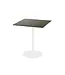 Terrastafel Urban | Midnight Marble tafelblad | Wit | Vierkant | 70x70cm