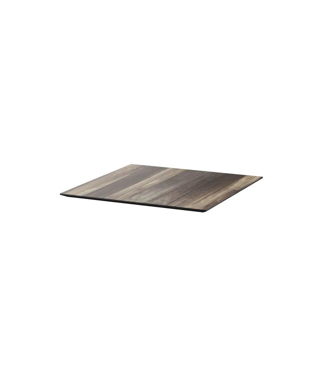 Terrastafel Urban | Tropical Wood tafelblad | Wit | Vierkant | 70x70cm