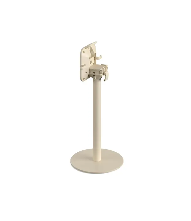 Terrastafel Urban | Beige | Zwart HPL Tafelblad | Vierkant | 70x70cm