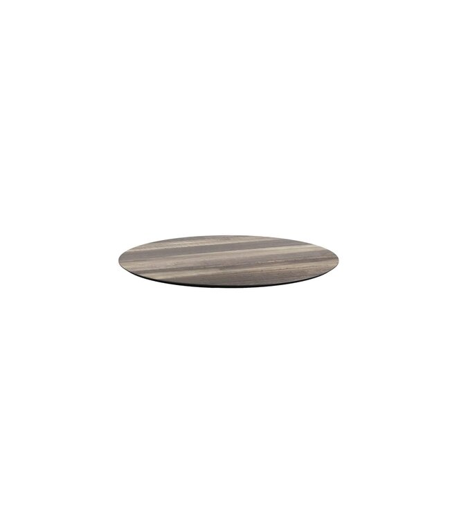 Terrastafel Urban | Tropical Wood tafelblad | Beige | Rond | Ø70cm