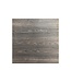 Terrastafel Urban | Riverwashed Wood tafelblad | Beige | Vierkant | 70x70cm