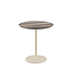 Feros Terrastafel Urban | Tropical Wood tafelblad | Beige | Rond | Ø70cm