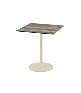 Feros Terrastafel Urban | Tropical Wood tafelblad | Beige | Vierkant | 70x70cm