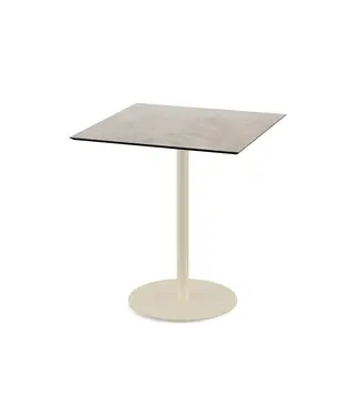 Feros Terrastafel Urban | Moonstone tafelblad | Beige | Vierkant | 70x70cm