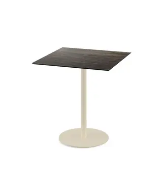 Feros Terrastafel Urban | Riverwashed Wood tafelblad | Beige | Vierkant | 70x70cm