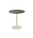 Feros Terrastafel Urban | Midnight Marble tafelblad | Beige | Rond | Ø70cm