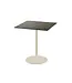 Terrastafel Urban | Midnight Marble tafelblad | Beige | Vierkant | 70x70cm