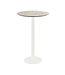 Feros Bartafel Urban | Moonstone tafelblad | Wit | Rond | Ø70cm