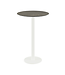 Bartafel Urban | Midnight Marble tafelblad | Wit | Rond | Ø70cm