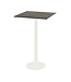 Feros Bartafel Urban | Midnight Marble tafelblad | Wit | Vierkant | 70x70cm
