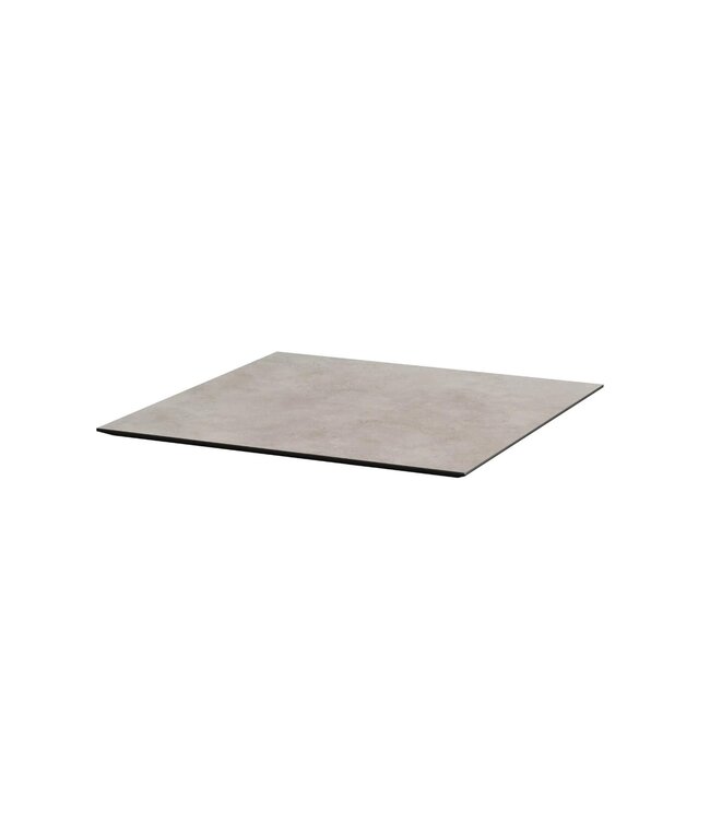Bartafel Urban | Moonstone tafelblad | Zwart | Vierkant | 70x70cm