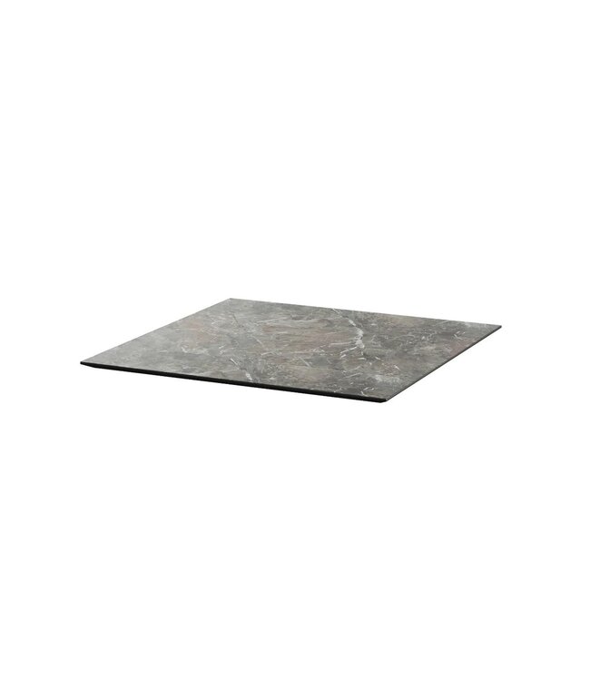 Bartafel Urban | Galaxy Marble tafelblad | Zwart | Vierkant | 70x70cm