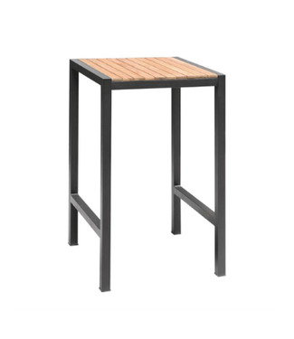 Bolero Bartafel acaciahout en staal - 60x60x(h)100cm