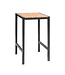 Bolero Bartafel acaciahout en staal - 60x60x(h)100cm