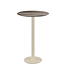 Bartafel Urban | Tropical Wood tafelblad | Beige | Rond | Ø70cm